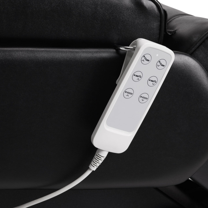 Fotel kosmetyczny elektryczny Sillon Lux 273b 3 silniki czarny