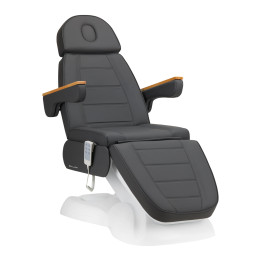 Fotel kosmetyczny elektryczny Sillon Lux 273b 3 silniki szary