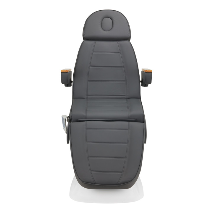 Fotel kosmetyczny elektryczny Sillon Lux 273b 3 silniki szary