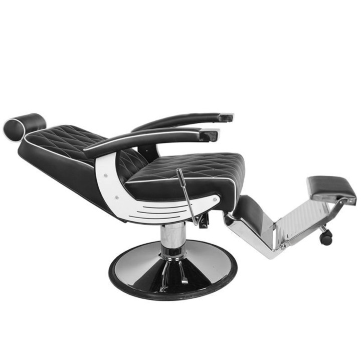 Fotel barberski Gabbiano Imperial czarny