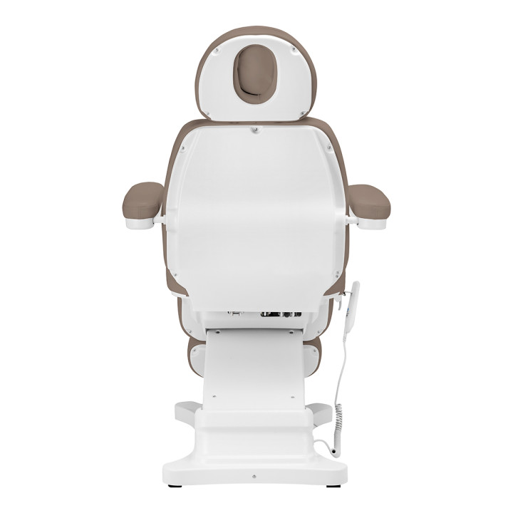 Fotel kosmetyczny elektryczny Sillon Classic 3 silniki brązowy