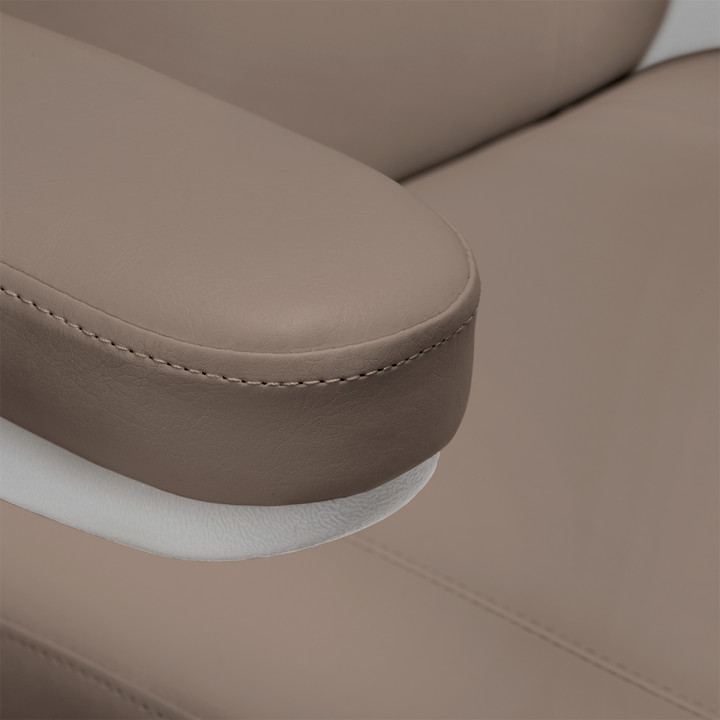 Fotel kosmetyczny elektryczny Sillon Classic 3 silniki brązowy