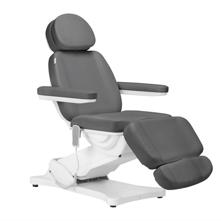 Fotel kosmetyczny elektryczny Sillon Classic 3 silniki szary