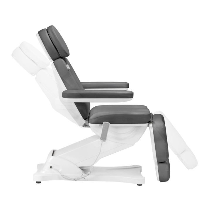 Fotel kosmetyczny elektryczny Sillon Classic 3 silniki szary