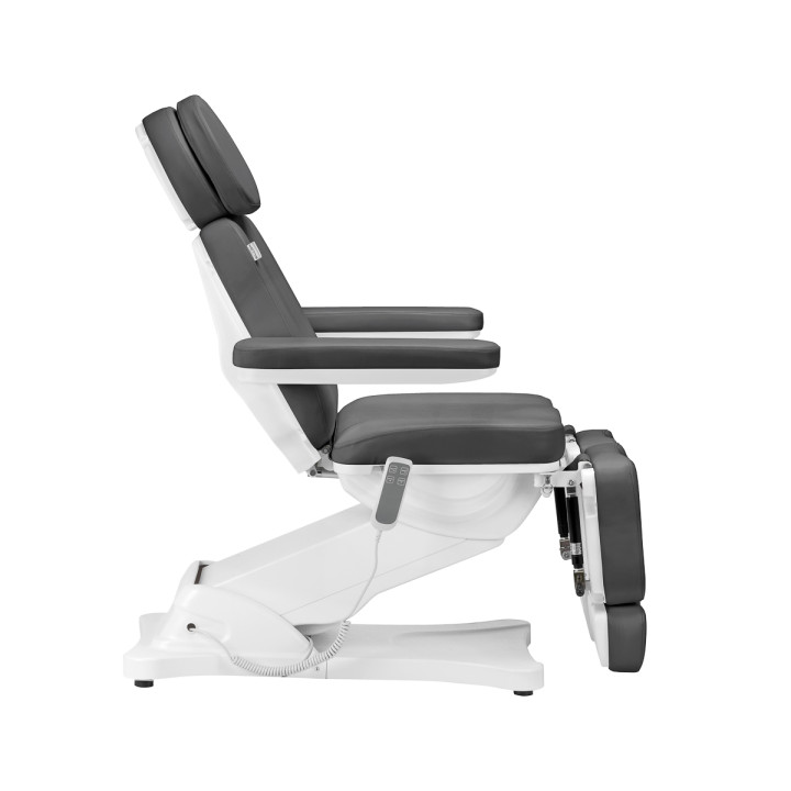 Fotel kosmetyczny do pedicure elektryczny Sillon Classic 2 silniki szary