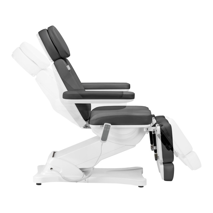 Fotel kosmetyczny do pedicure elektryczny Sillon Classic 2 silniki szary
