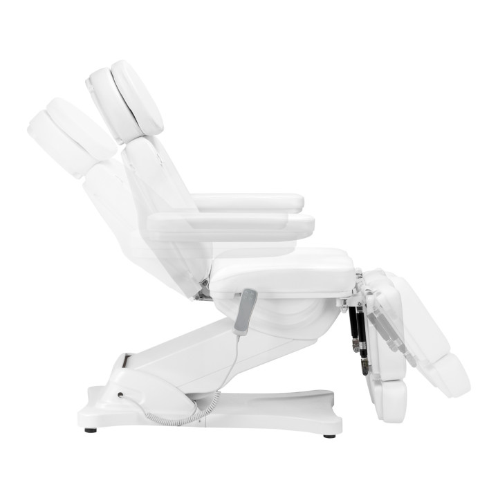 Fotel kosmetyczny do pedicure elektryczny Sillon Classic 2 silniki biały