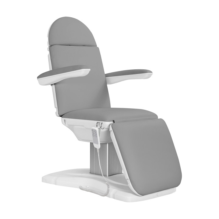 Fotel kosmetyczny elektryczny Sillon Eclipse 3 silniki szary