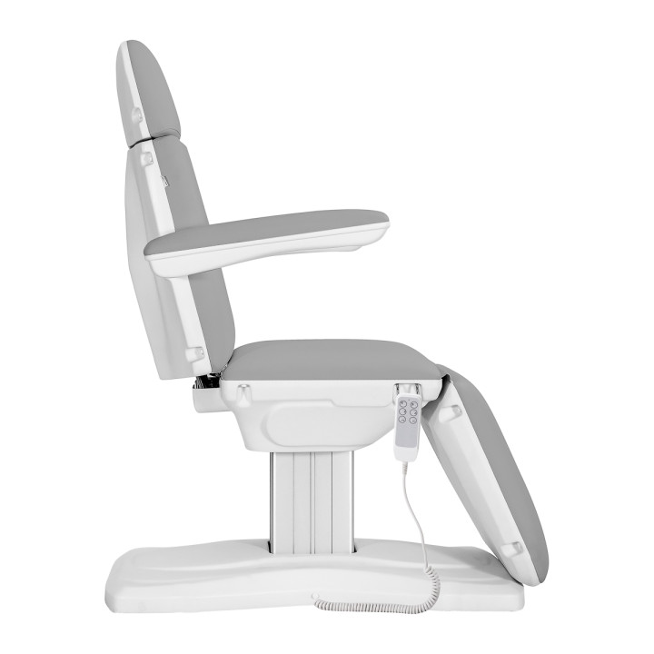 Fotel kosmetyczny elektryczny Sillon Eclipse 3 silniki szary