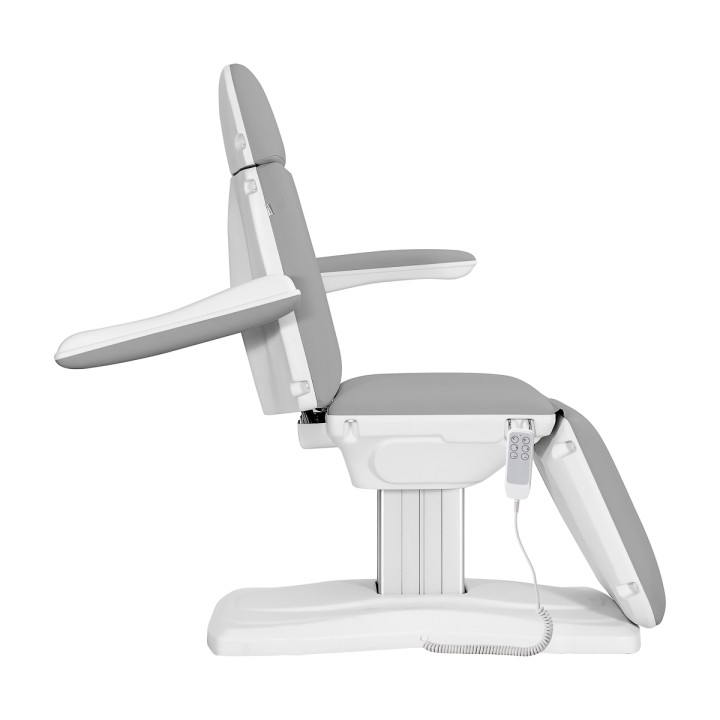 Fotel kosmetyczny elektryczny Sillon Eclipse 3 silniki szary