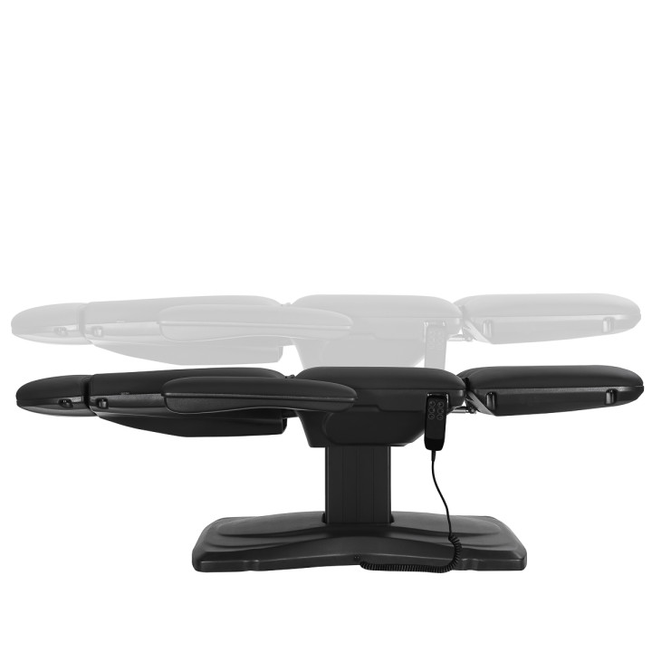 Fotel kosmetyczny elektryczny Sillon Eclipse 3 silniki czarny