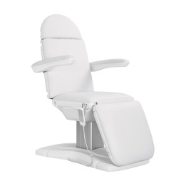 Fotel kosmetyczny elektryczny Sillon Eclipse 3 silniki biały