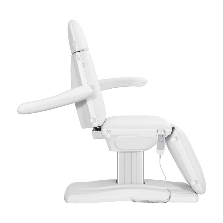 Fotel kosmetyczny elektryczny Sillon Eclipse 3 silniki biały