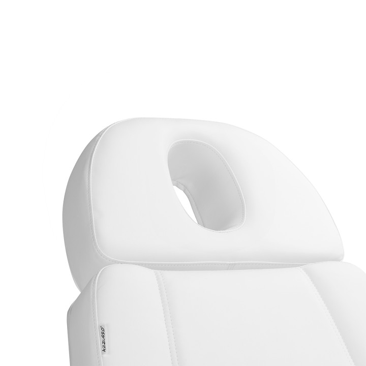 Fotel kosmetyczny do pedicure elektryczny Azzurro Lux 3 silniki biały