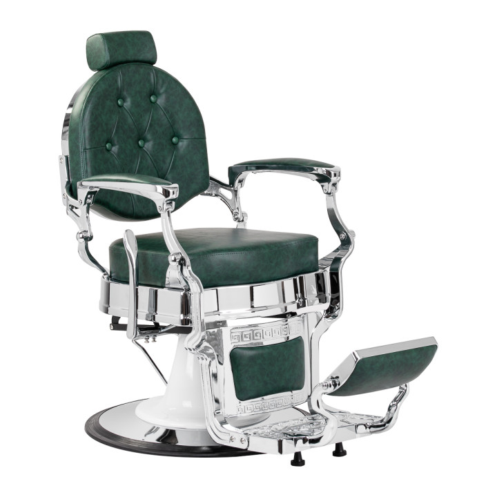 Fotel barberski Gabbiano President zielony