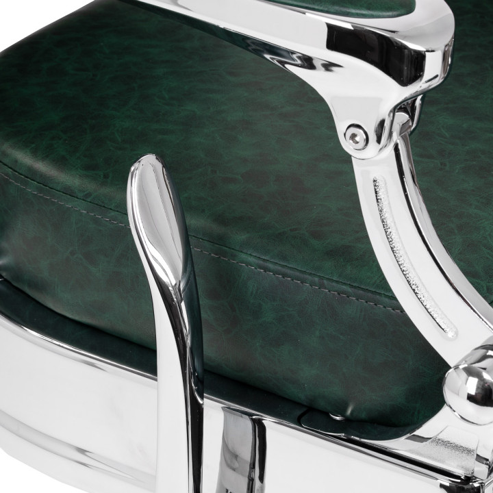 Fotel barberski Gabbiano President zielony