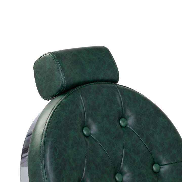 Fotel barberski Gabbiano President zielony
