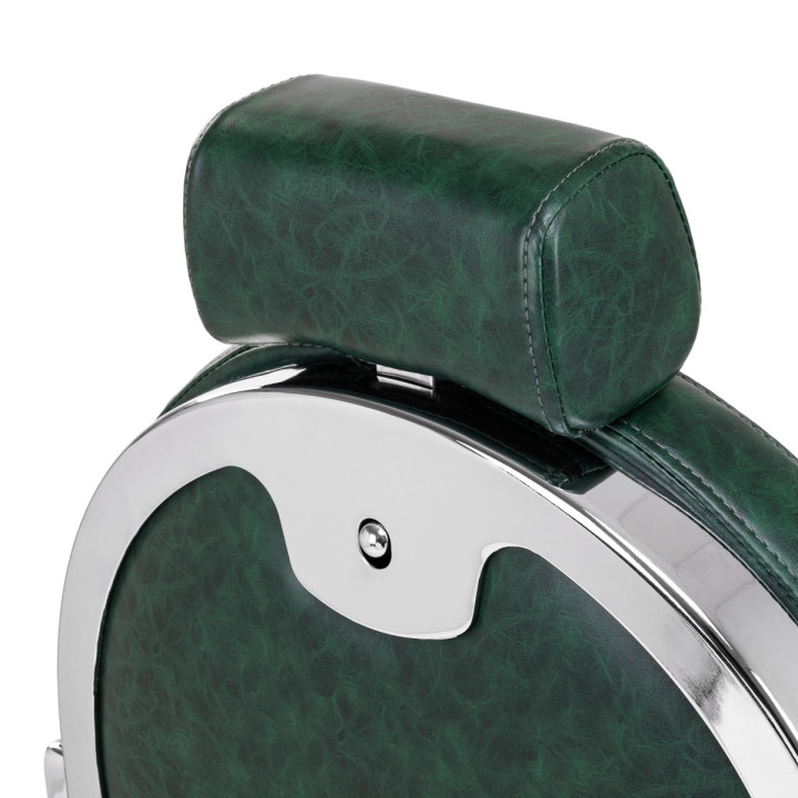 Fotel barberski Gabbiano President zielony