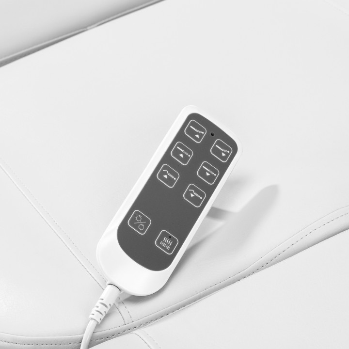 Fotel kosmetyczny elektryczny Sillon Luxury 3 silniki biały