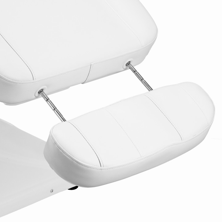 Fotel kosmetyczny elektryczny Sillon Luxury 3 silniki biały