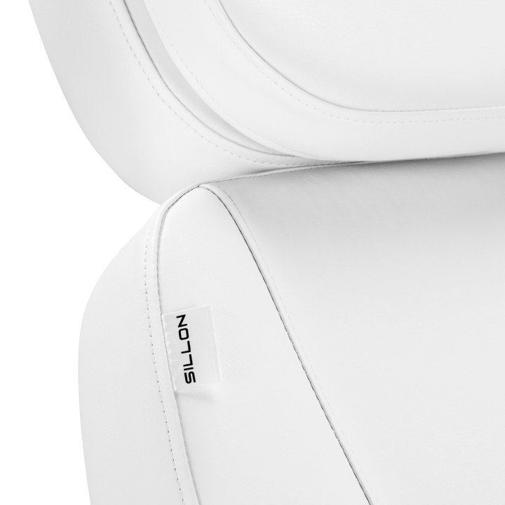Fotel kosmetyczny elektryczny Sillon Luxury 3 silniki biały