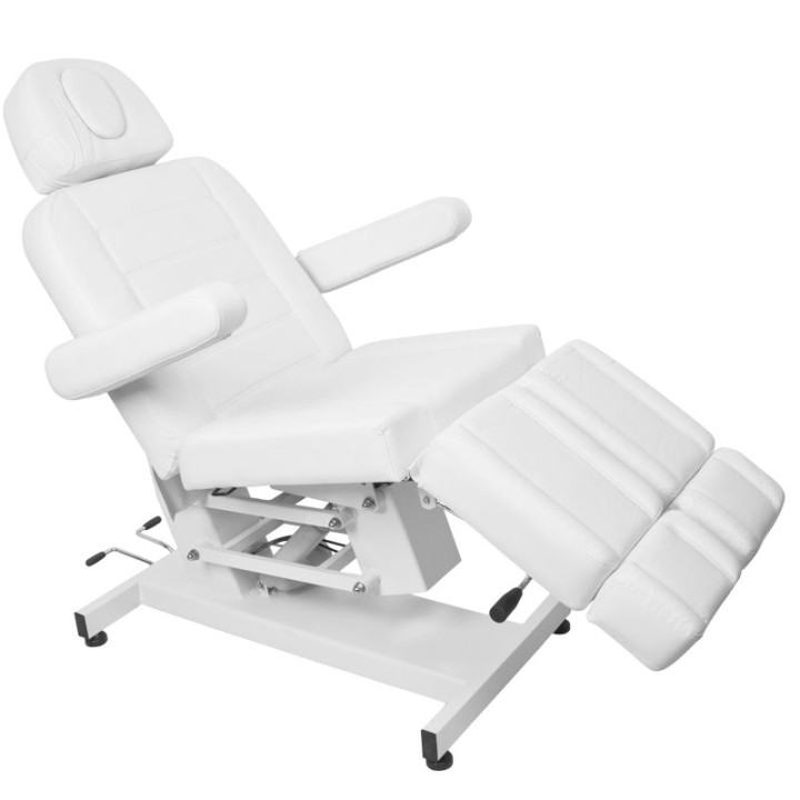 Fotel kosmetyczny do pedicure elektryczny Azzurro 706 1 silnik biały V1