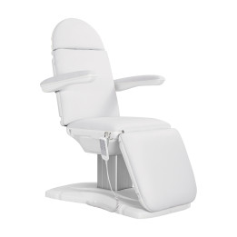 Fotel kosmetyczny elektryczny Sillon Eclipse 4 silniki biały