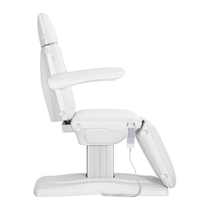 Fotel kosmetyczny elektryczny Sillon Eclipse 4 silniki biały