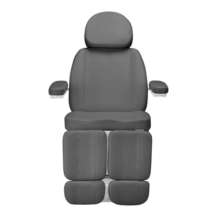 Fotel kosmetyczny do pedicure elektryczny Sillon Classic 3 silniki z kołyską szary