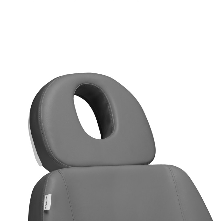Fotel kosmetyczny do pedicure elektryczny Sillon Classic 3 silniki z kołyską szary