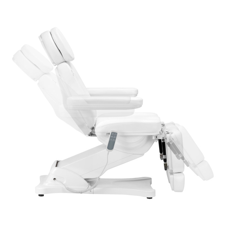 Fotel kosmetyczny do pedicure elektryczny Sillon Classic 3 silniki z kołyską biały