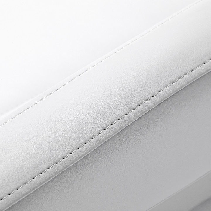 Fotel kosmetyczny elektryczny Azzurro Lux 3 silniki z podgrzewaniem biały