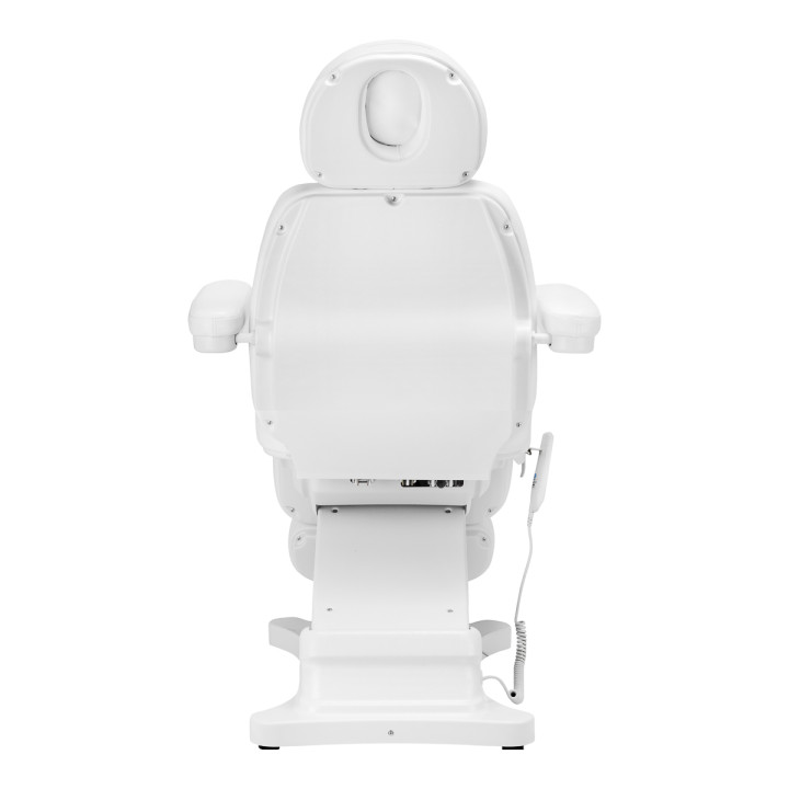 Fotel kosmetyczny do pedicure elektryczny Sillon Classic 4 silniki z kołyską biały