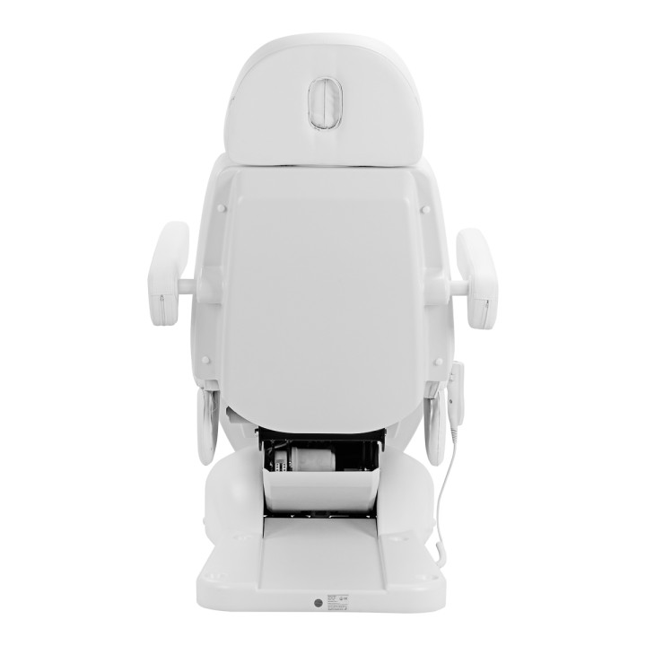Fotel kosmetyczny do pedicure elektryczny Azzurro Lux 5 silników biały