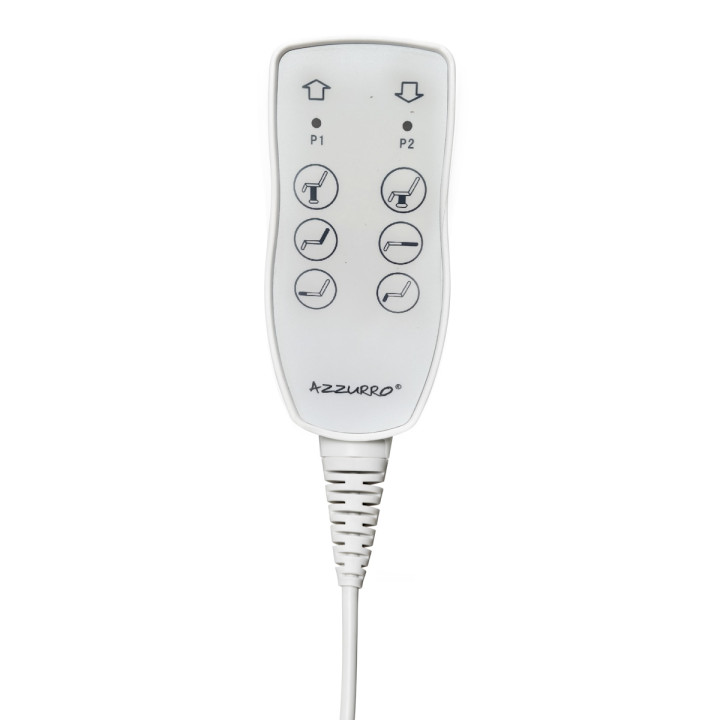 Fotel kosmetyczny elektryczny Azzurro 891 szary