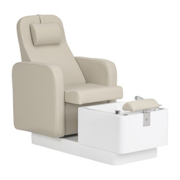 Fotel kosmetyczny SPA do pedicure Sillon Elysia kremowy