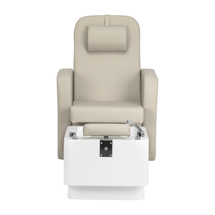 Fotel kosmetyczny SPA do pedicure Sillon Elysia kremowy