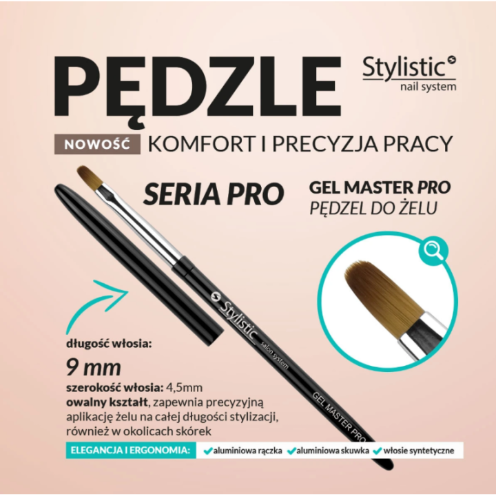 Stylistic Pędzel Gel Master Pro
