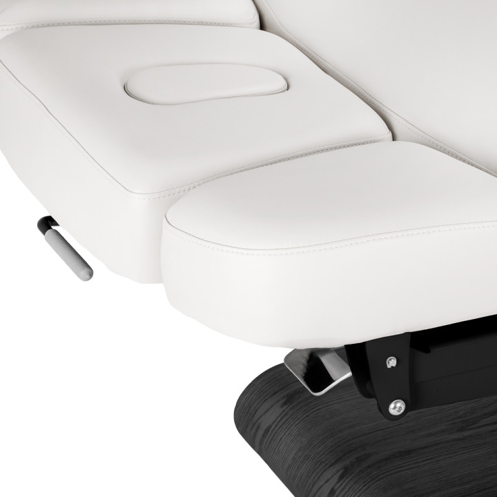 Leżanka SPA Sillon Relax biała z czarną podstawą