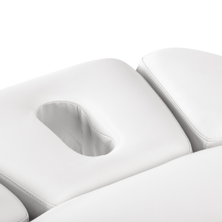Leżanka SPA Sillon Relax biała z czarną podstawą
