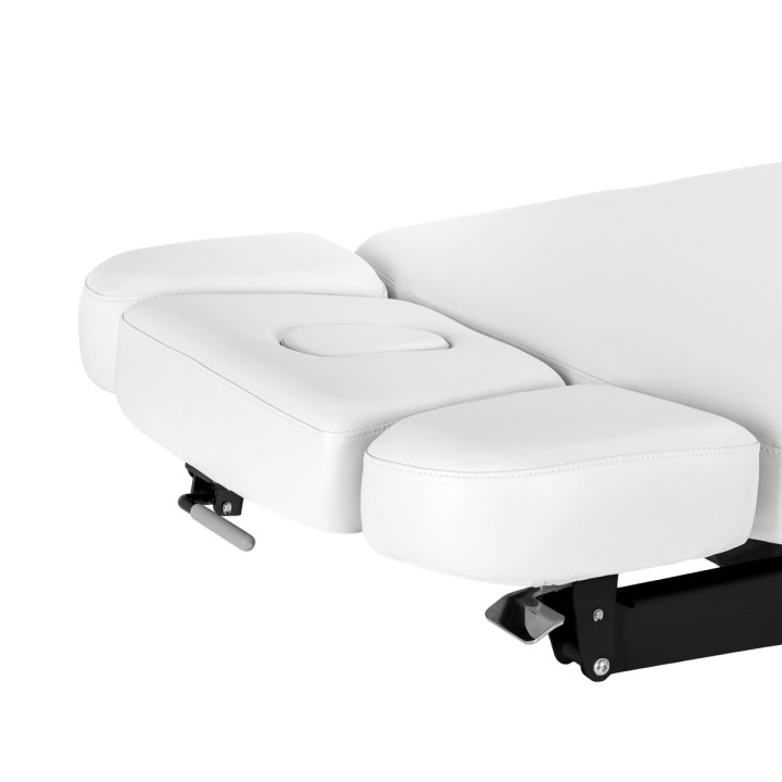 Leżanka SPA Sillon Relax biała z czarną podstawą