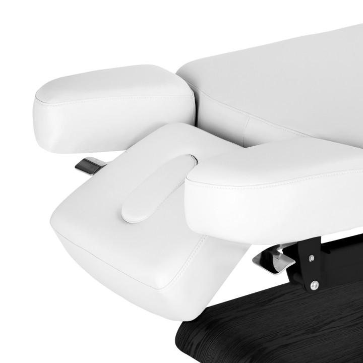 Leżanka SPA Sillon Relax biała z czarną podstawą