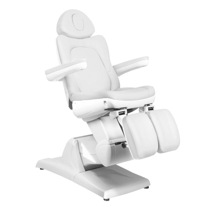 Fotel kosmetyczny do pedicure elektryczny Azzurro 870S 3 silniki biały