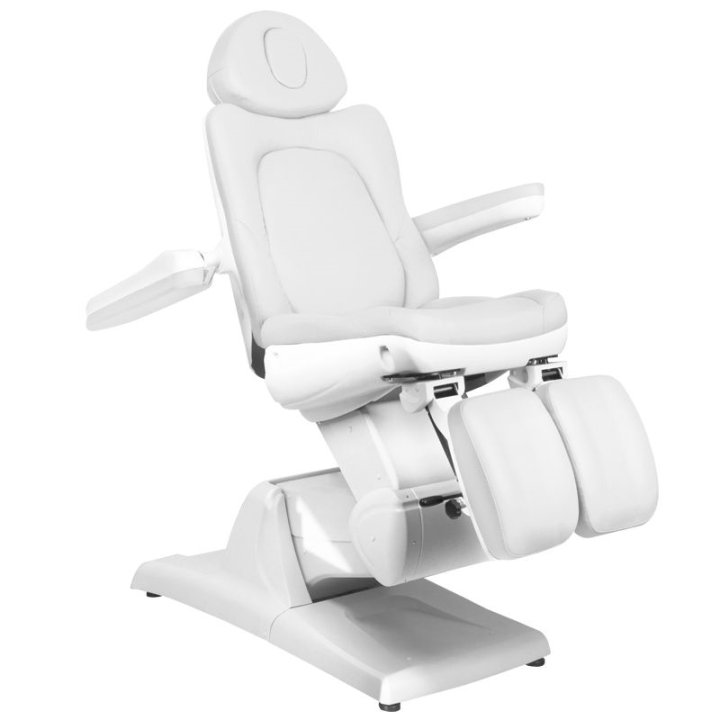Fotel kosmetyczny do pedicure elektryczny Azzurro 870S 3 silniki biały