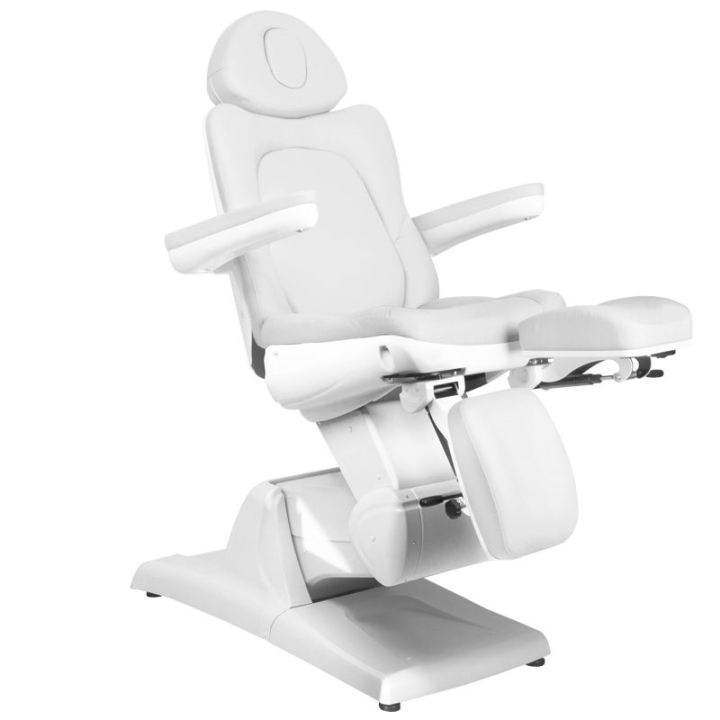 Fotel kosmetyczny do pedicure elektryczny Azzurro 870S 3 silniki biały