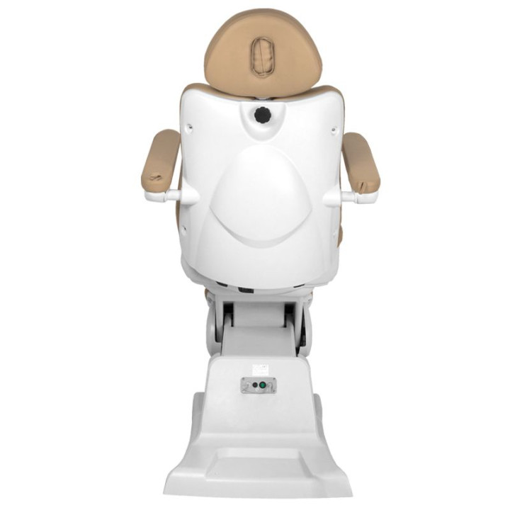 Fotel kosmetyczny do pedicure elektryczny Azzurro 870S 3 silniki Cappuccino