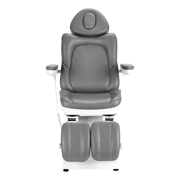 Fotel kosmetyczny do pedicure elektryczny Azzurro 870S 3 silniki szary