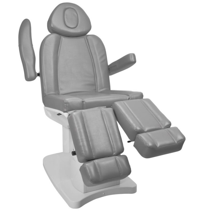 Fotel kosmetyczny do pedicure elektryczny Azzurro 708AS 3 silniki szary
