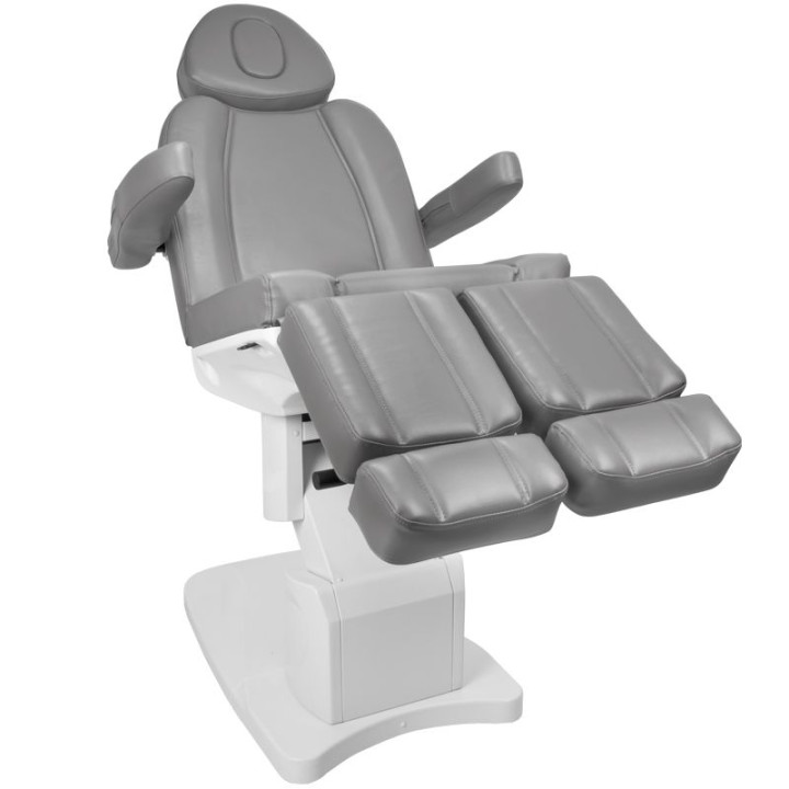 Fotel kosmetyczny do pedicure elektryczny Azzurro 708AS 3 silniki szary