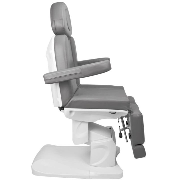 Fotel kosmetyczny do pedicure elektryczny Azzurro 708AS 3 silniki szary
